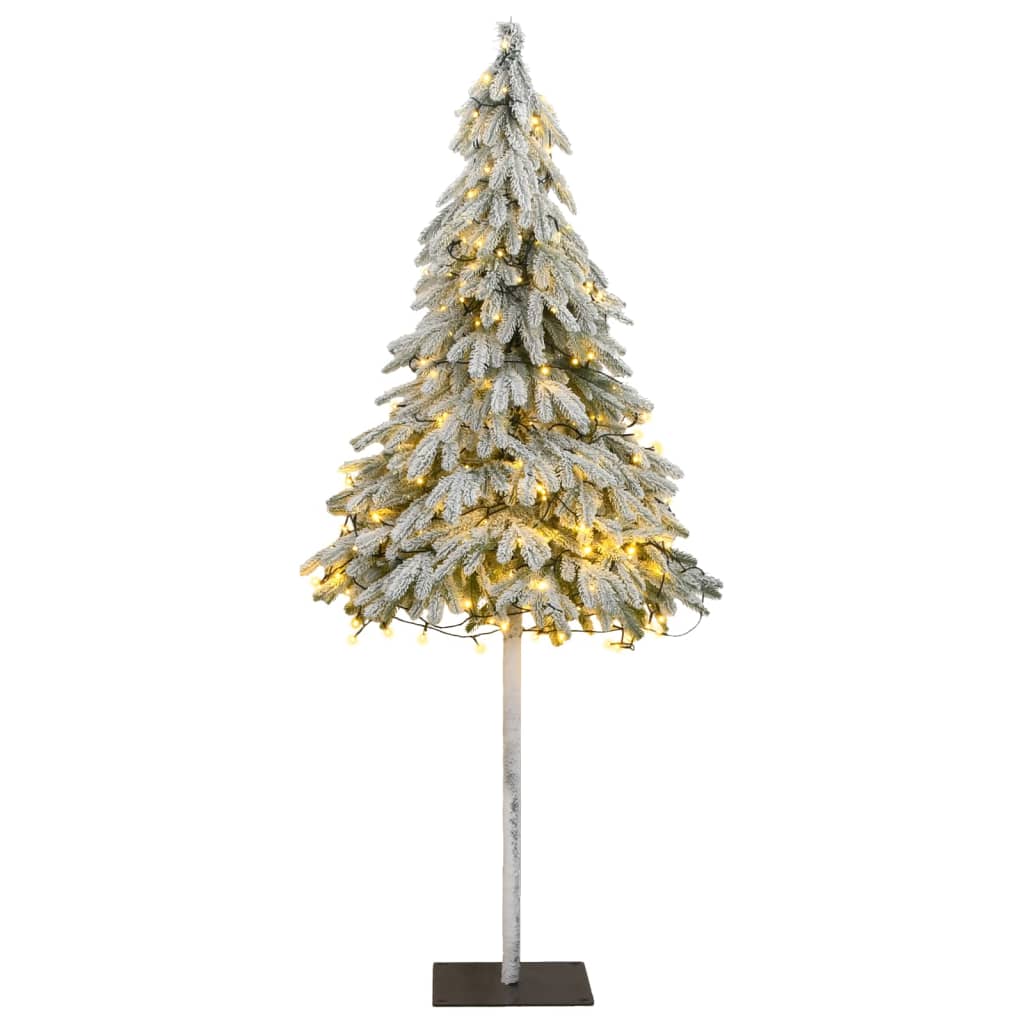 vidaXL Künstlicher Weihnachtsbaum mit 300 LEDs & Schnee 210 cm