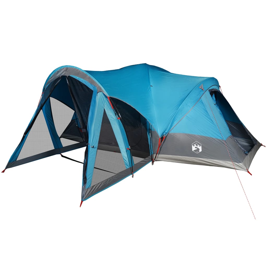 vidaXL Tipi-Familienzelt 8 Personen Blau Wasserdicht