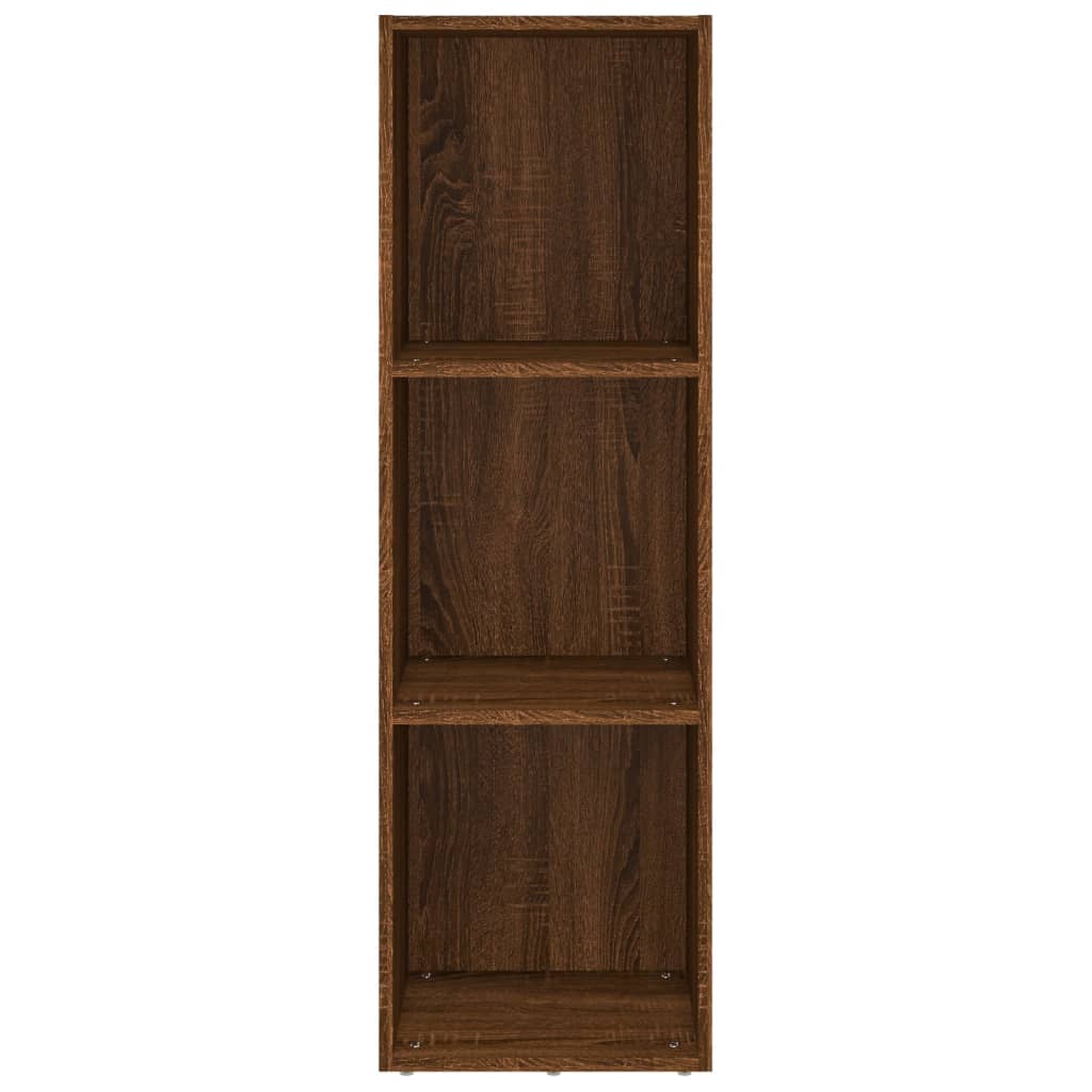 vidaXL Bücherschrank/TV-Schrank Braun Eichen-Optik 36x30x114 cm