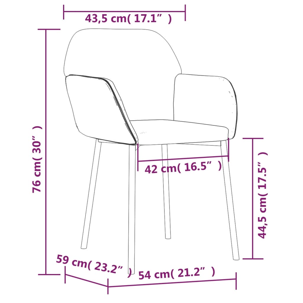 vidaXL Esszimmerstühle 2 Stk. Hellgrün Samt