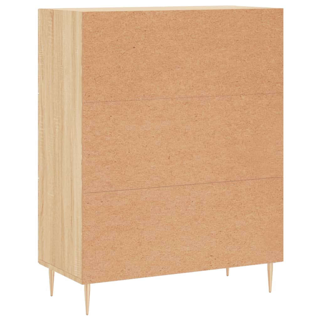 vidaXL Sideboard Sonoma-Eiche 69,5x34x90 cm Holzwerkstoff