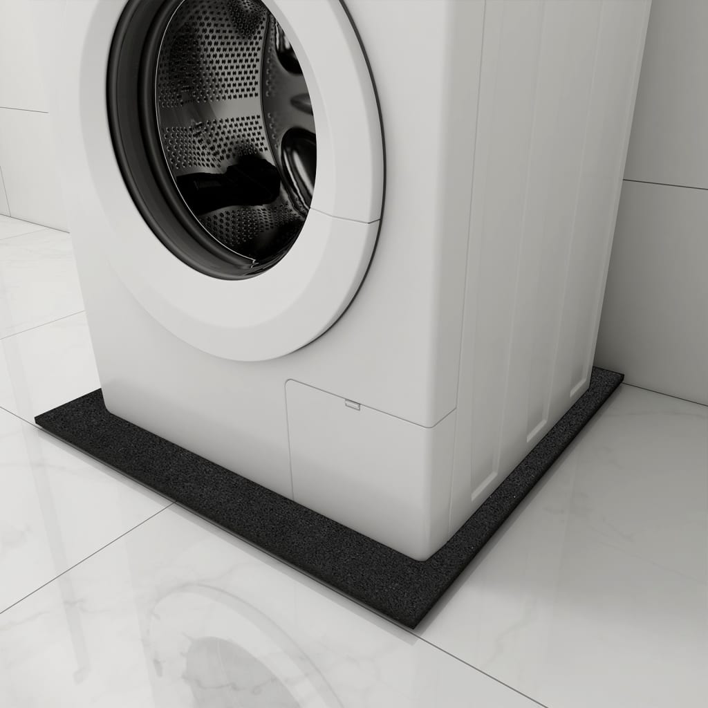 vidaXL Antivibrationsmatte für Waschmaschine Schwarz 60x60x1 cm