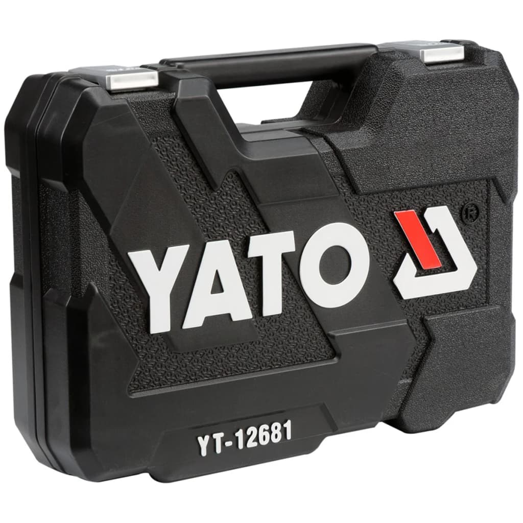 YATO 38-tlg. Werkzeugset Metall schwarz YT-12681