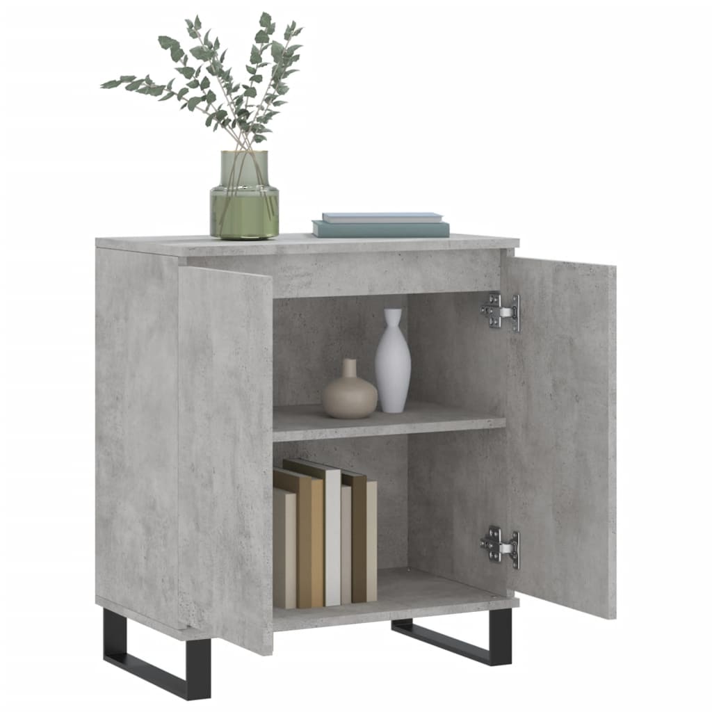 vidaXL Sideboard Betongrau 60x35x70 cm Holzwerkstoff