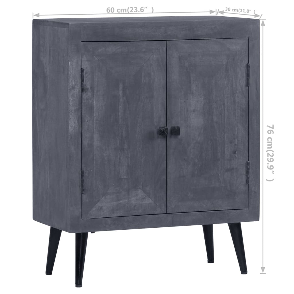 vidaXL Sideboard Massivholz Mango 60x30x76 cm