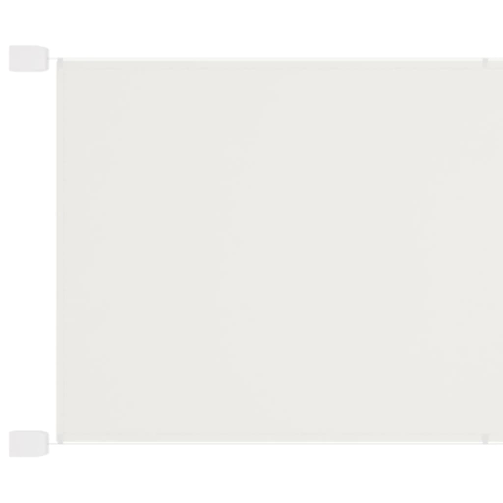 vidaXL Senkrechtmarkise Weiß 100x270 cm Oxford-Gewebe