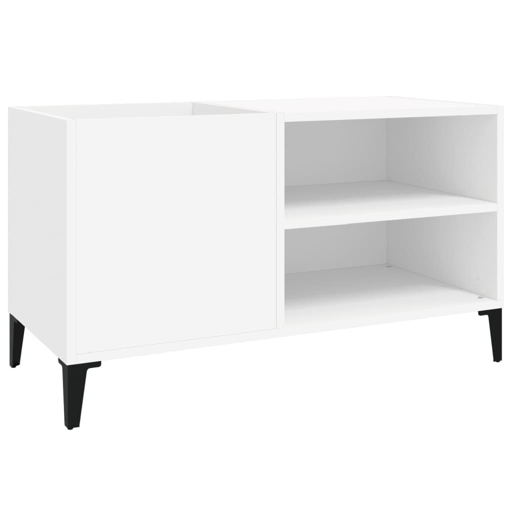 vidaXL Plattenschrank Weiß 84,5x38x48 cm Holzwerkstoff