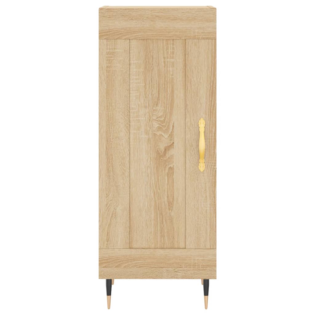 vidaXL Highboard Sonoma-Eiche 34,5x34x180 cm Holzwerkstoff