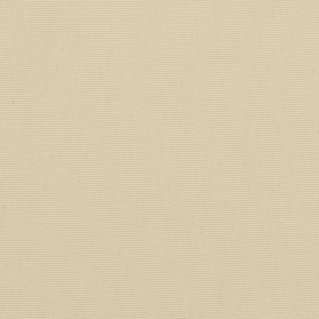 vidaXL Sonnenliegen-Auflage Beige 186x58x3 cm Oxford-Gewebe