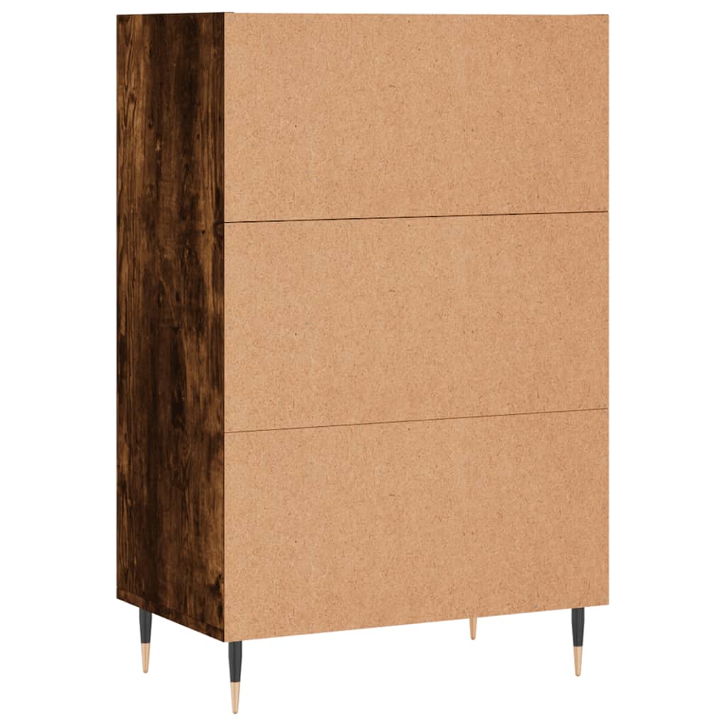 vidaXL Highboard Räuchereiche 57x35x90 cm Holzwerkstoff