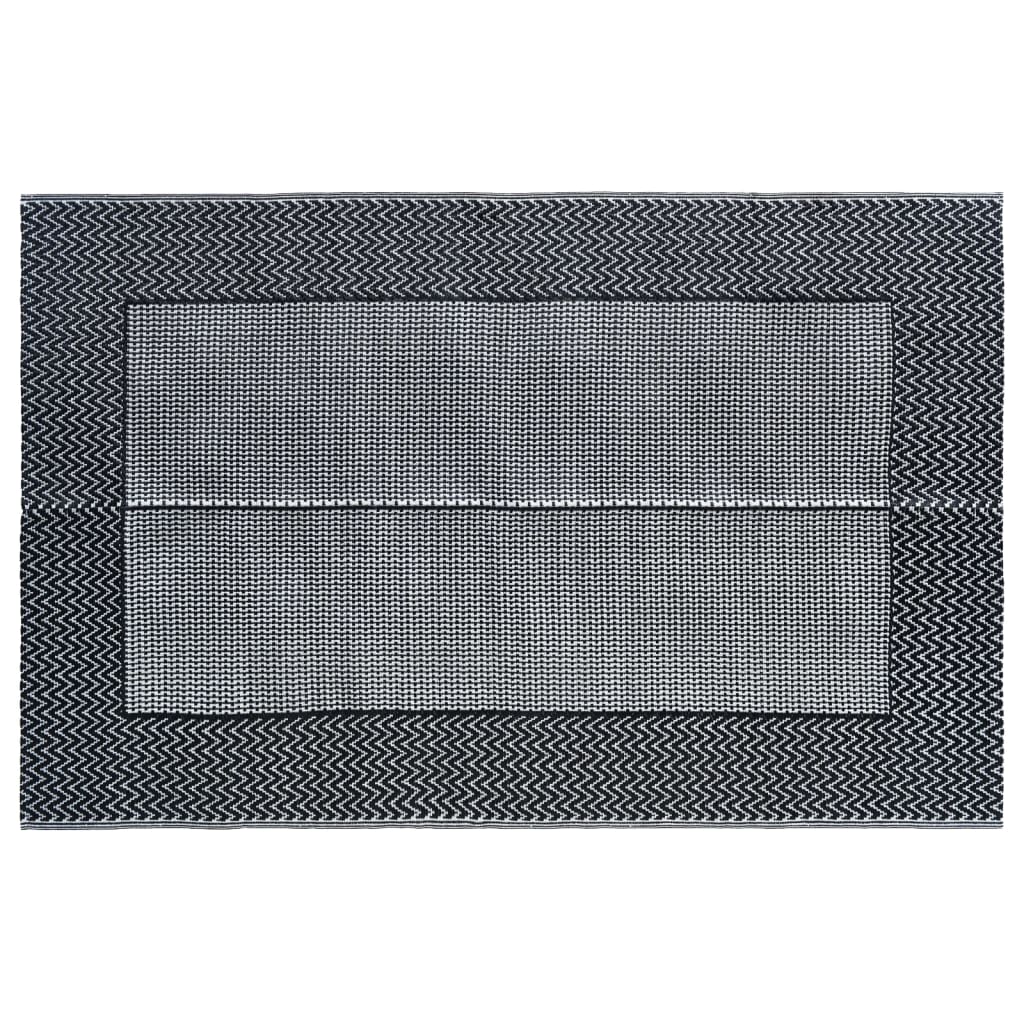 vidaXL Outdoor-Teppich Grau 120x180 cm PP