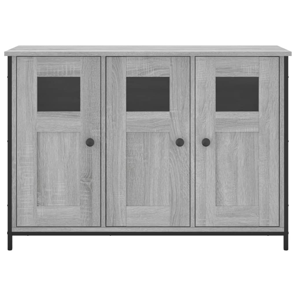 vidaXL Sideboard Grau Sonoma 100x35x70 cm Holzwerkstoff