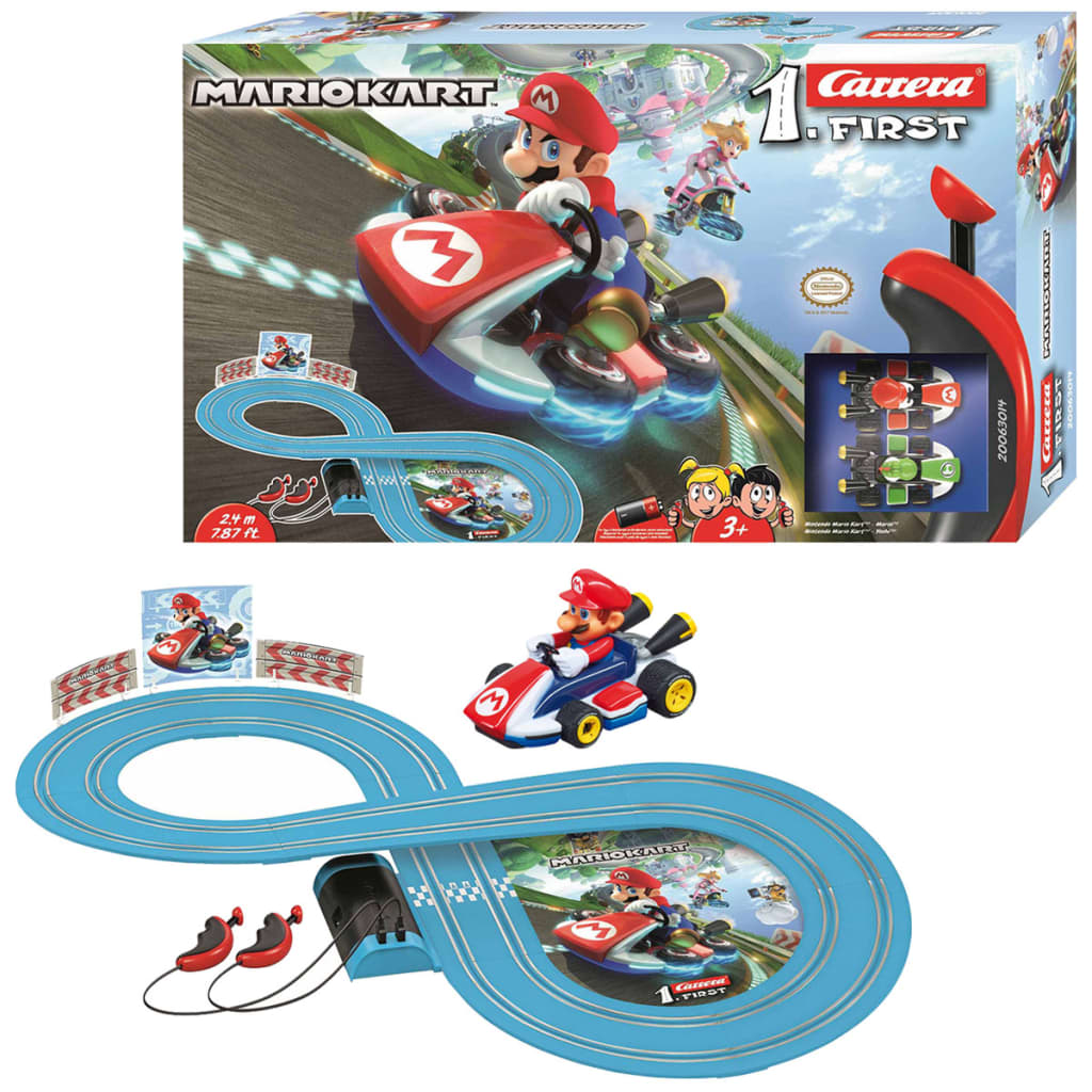 Carrera FIRST Autorennbahn-Set Mario Kart 1:43 20063014