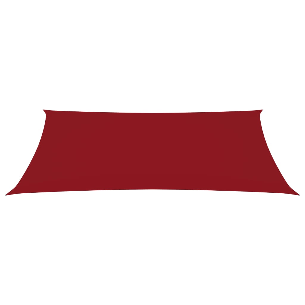 vidaXL Sonnensegel Oxford-Gewebe Rechteckig 2x4,5 m Rot
