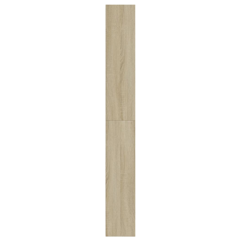 vidaXL Schuhschrank Sonoma-Eiche 60x21x163,5 cm Holzwerkstoff