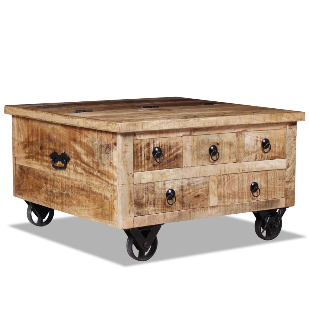 Produktbild von VidaXL Couchtisch Massivholz Mango 88x50x40 Cm Couchtische