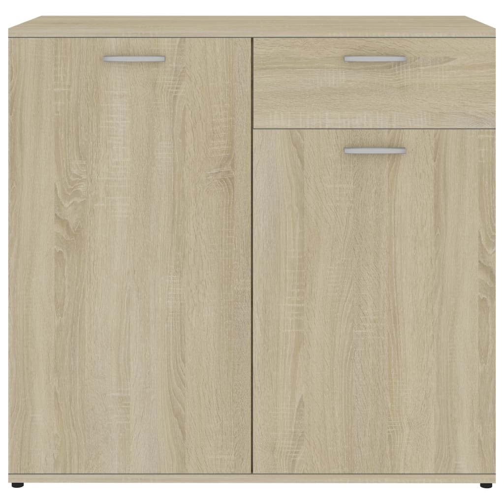 vidaXL Sideboard Sonoma-Eiche 80x36x75 cm Holzwerkstoff