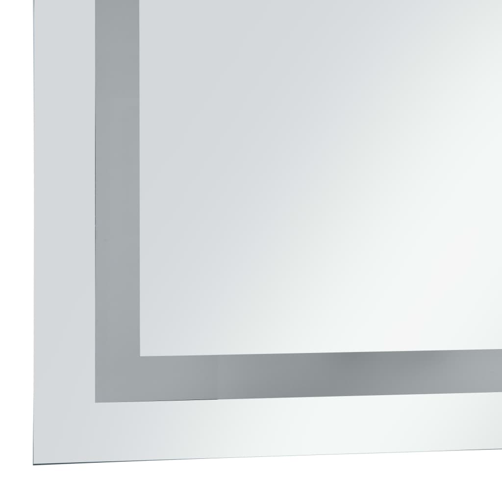 vidaXL LED-Badspiegel mit Berührungssensor 50x60 cm
