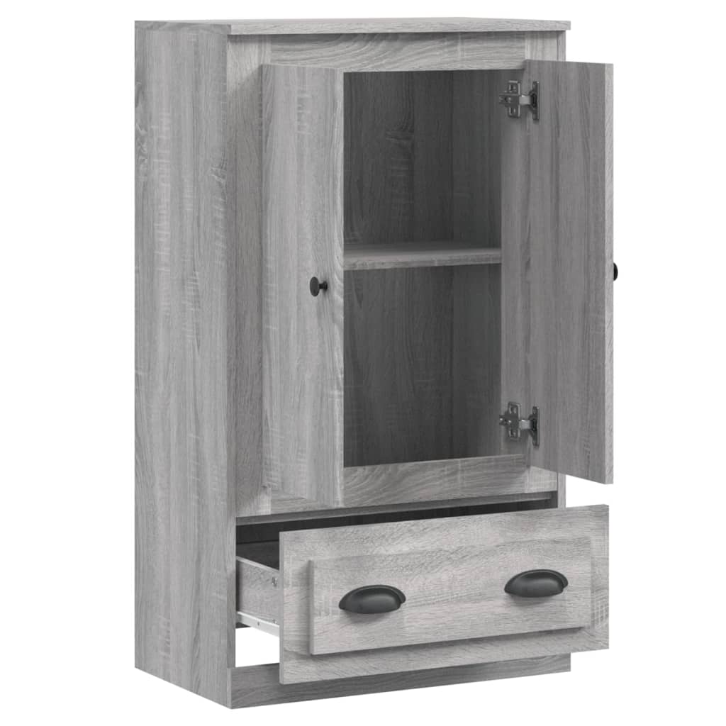 vidaXL Highboard Grau Sonoma 60x35,5x103,5 cm Holzwerkstoff