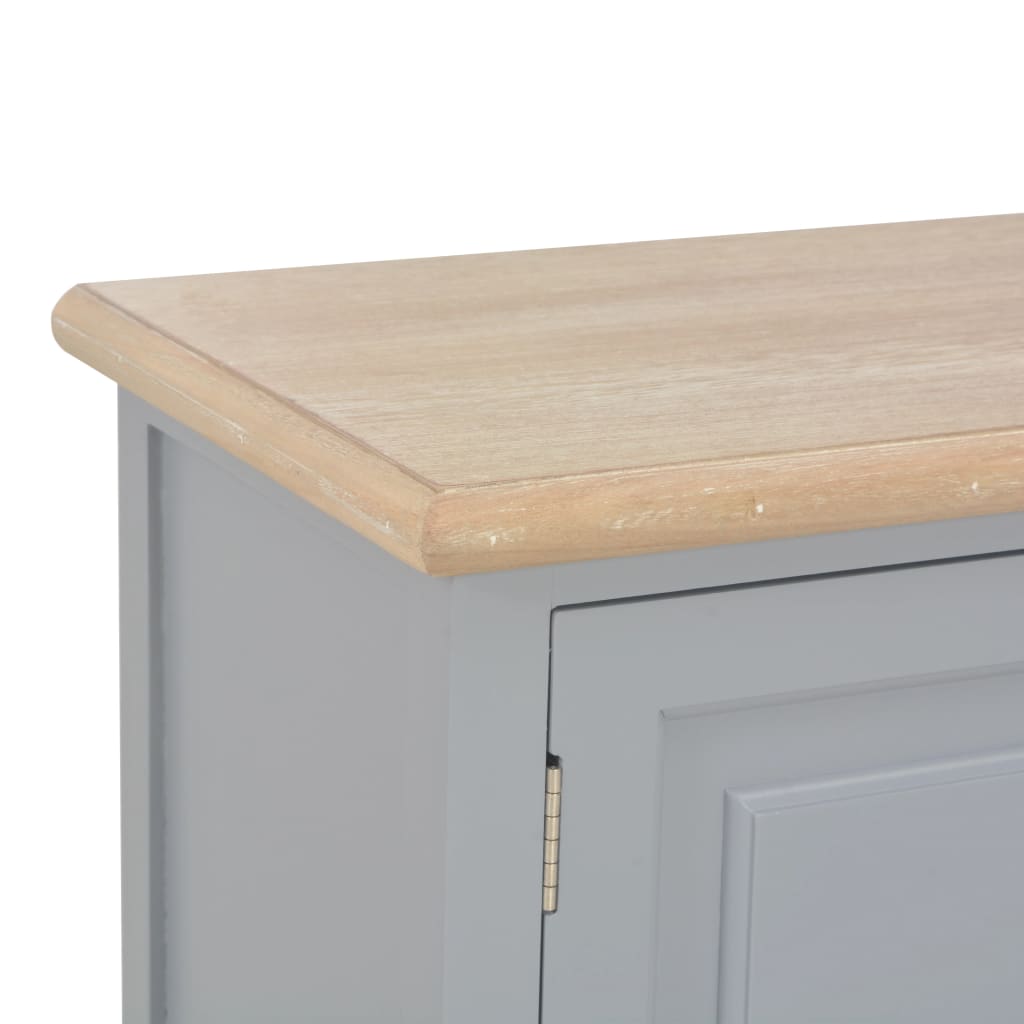 vidaXL TV-Schrank Grau 90x30x40 cm Holz