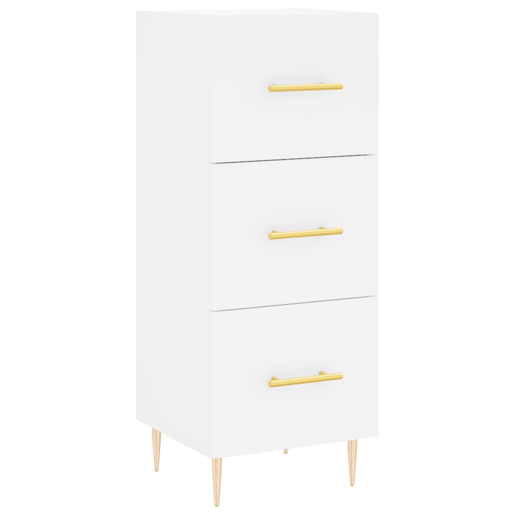 vidaXL Highboard Weiß 34,5x34x180 cm Holzwerkstoff