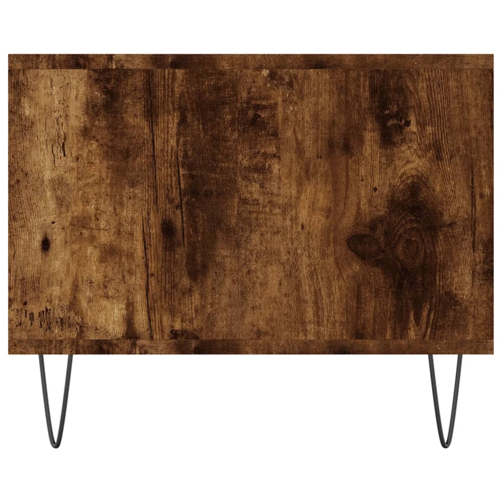 vidaXL Couchtisch Räuchereiche 102x50x40 cm Holzwerkstoff