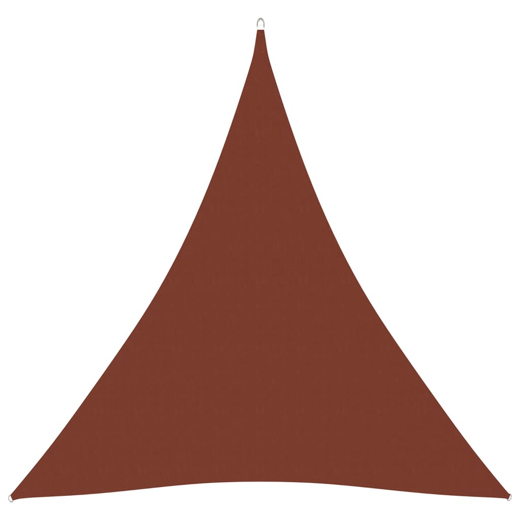 vidaXL Sonnensegel Oxford-Gewebe Dreieckig 4x4x4 m Terrakotta-Rot