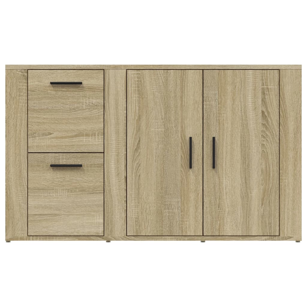 vidaXL Sideboard Sonoma-Eiche 100x33x59,5 cm Holzwerkstoff