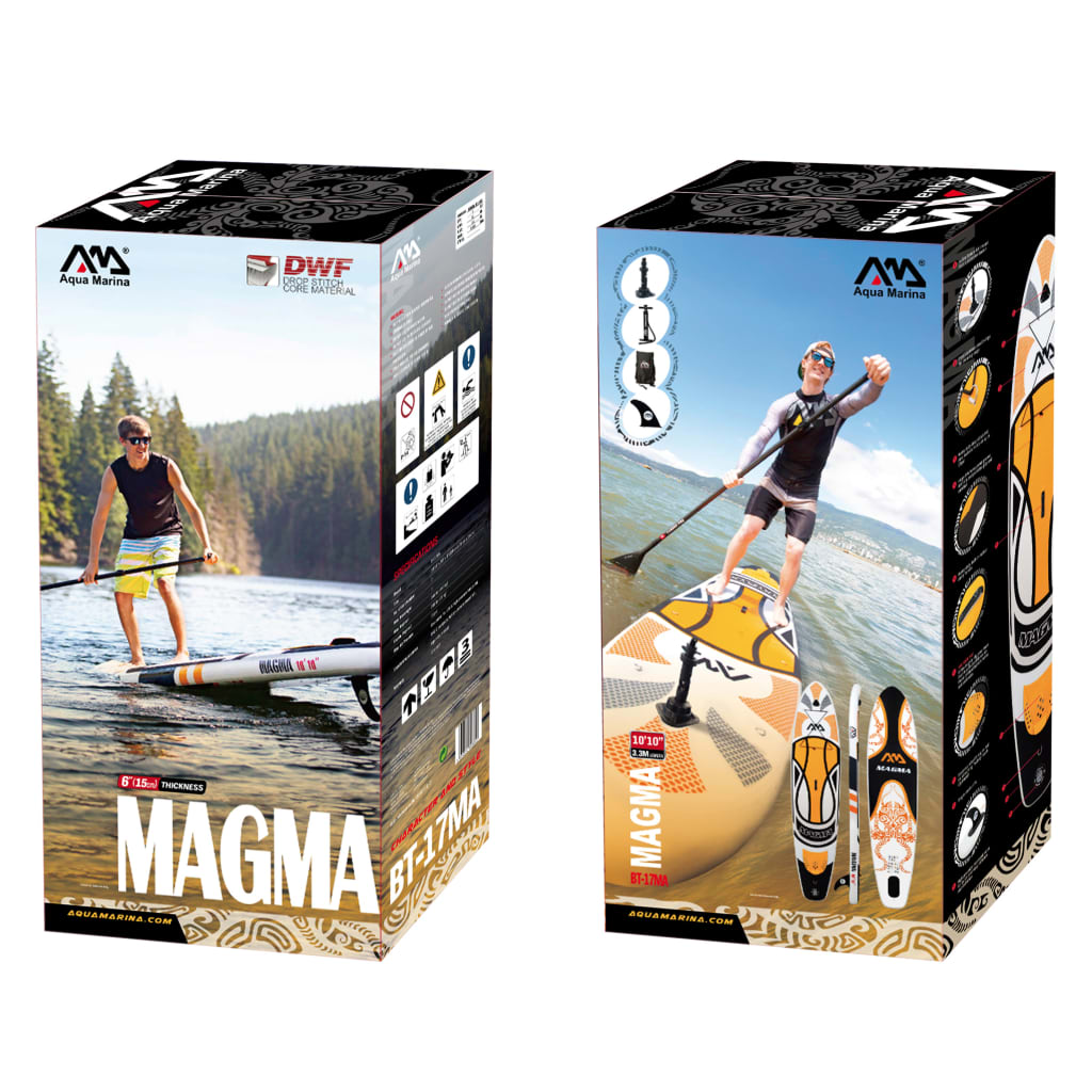 Aqua Marina SUP-Board Magma Orange 330 x 75 x 15 cm