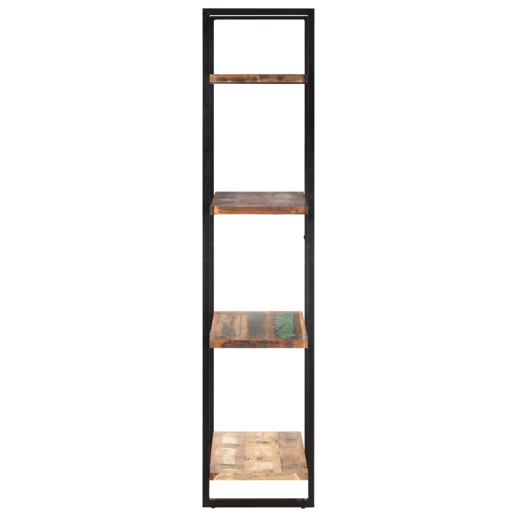 vidaXL Bücherregal mit 4 Böden 80x40x180 cm Altholz Massiv