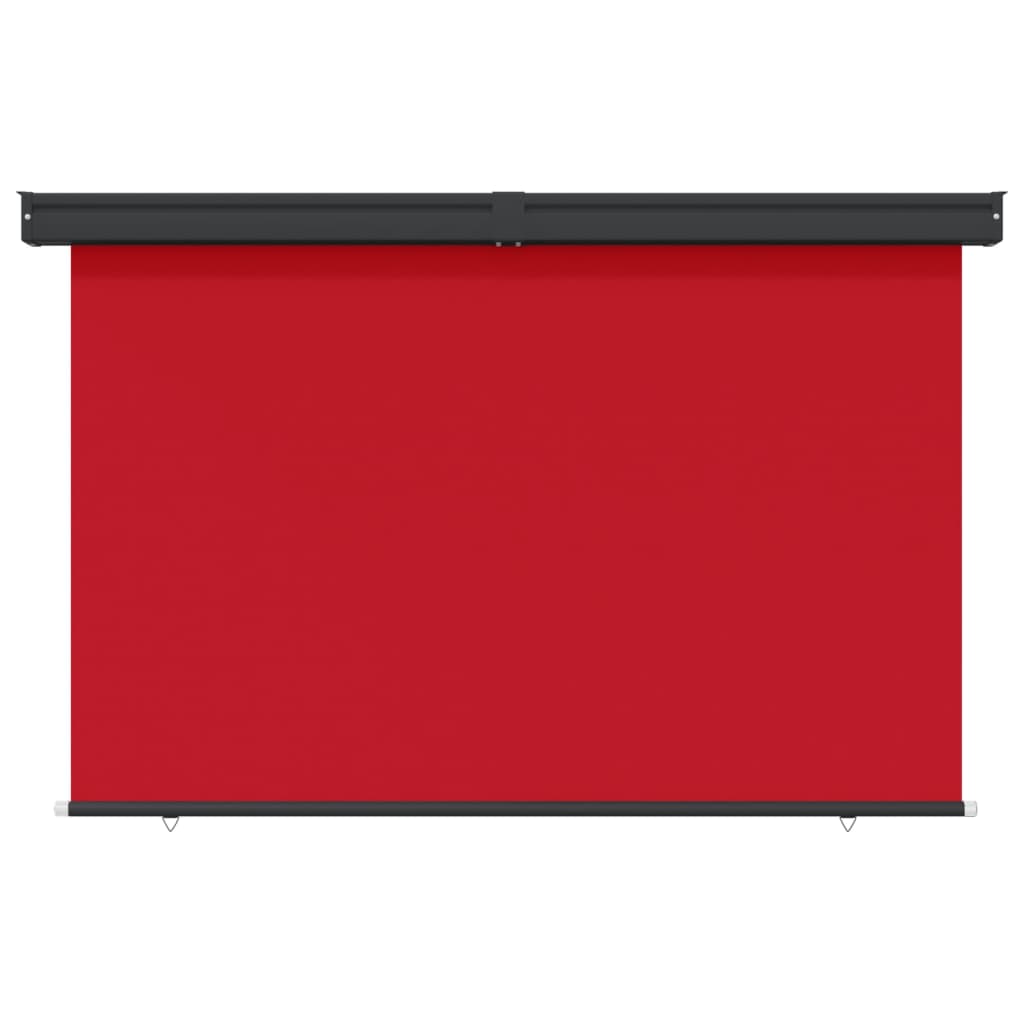 vidaXL Balkon-Seitenmarkise 175x250 cm Rot