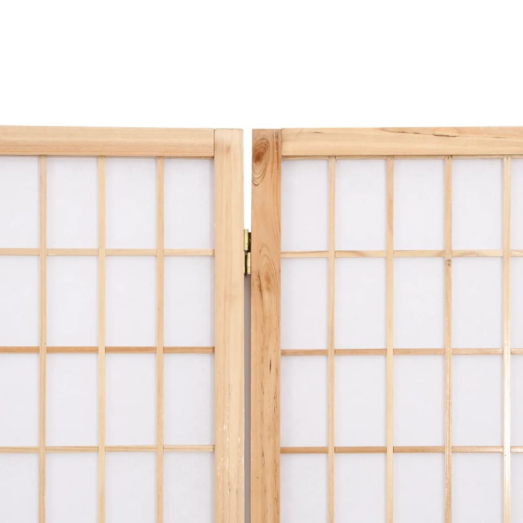 vidaXL 5-tlg. Paravent Japanischer Stil Faltbar 200x170 cm