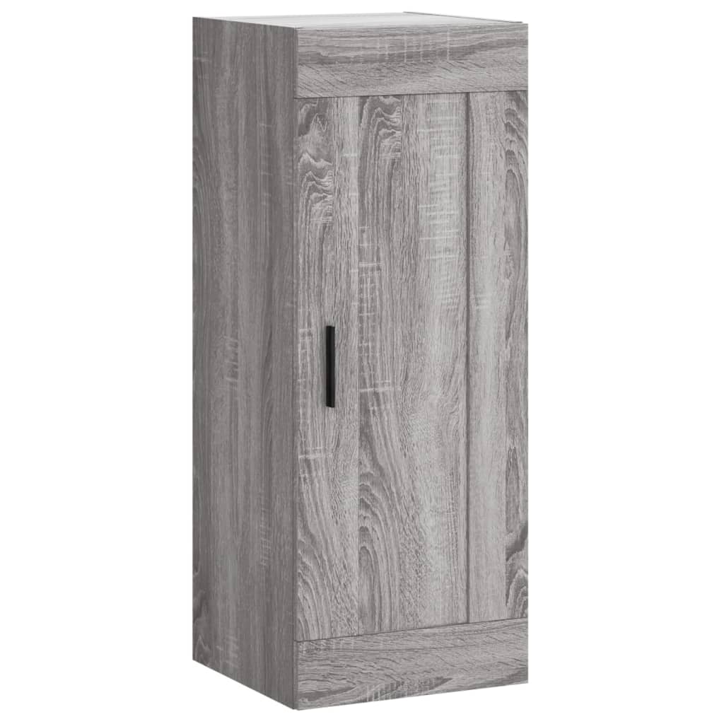 vidaXL Highboard Grau Sonoma 34,5x34x180 cm Holzwerkstoff