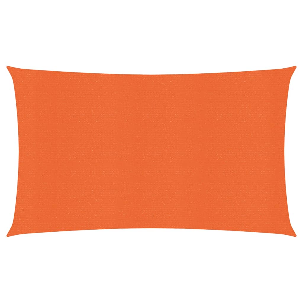vidaXL Sonnensegel 160 g/m² Orange 2x5 m HDPE