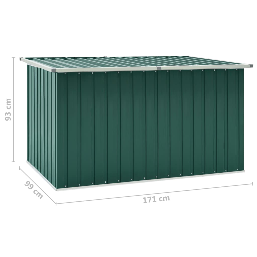 vidaXL Gartenbox Grün 171x99x93 cm