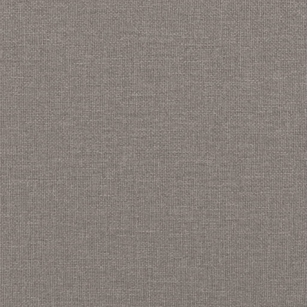 vidaXL Fußhocker Taupe 60x50x41 cm Stoff