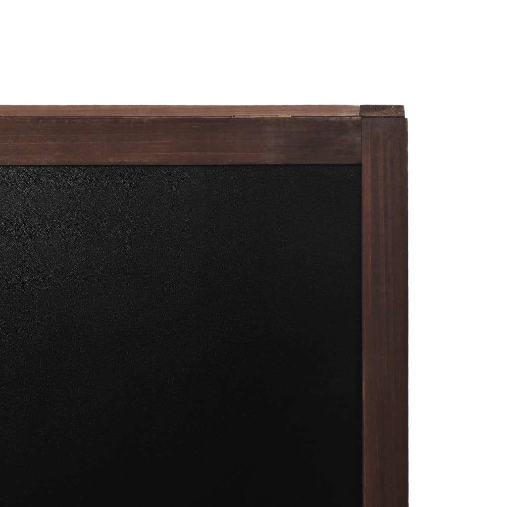 vidaXL Tafel Kundenstopper Doppelseitig Zedernholz Freistehend 40×60cm