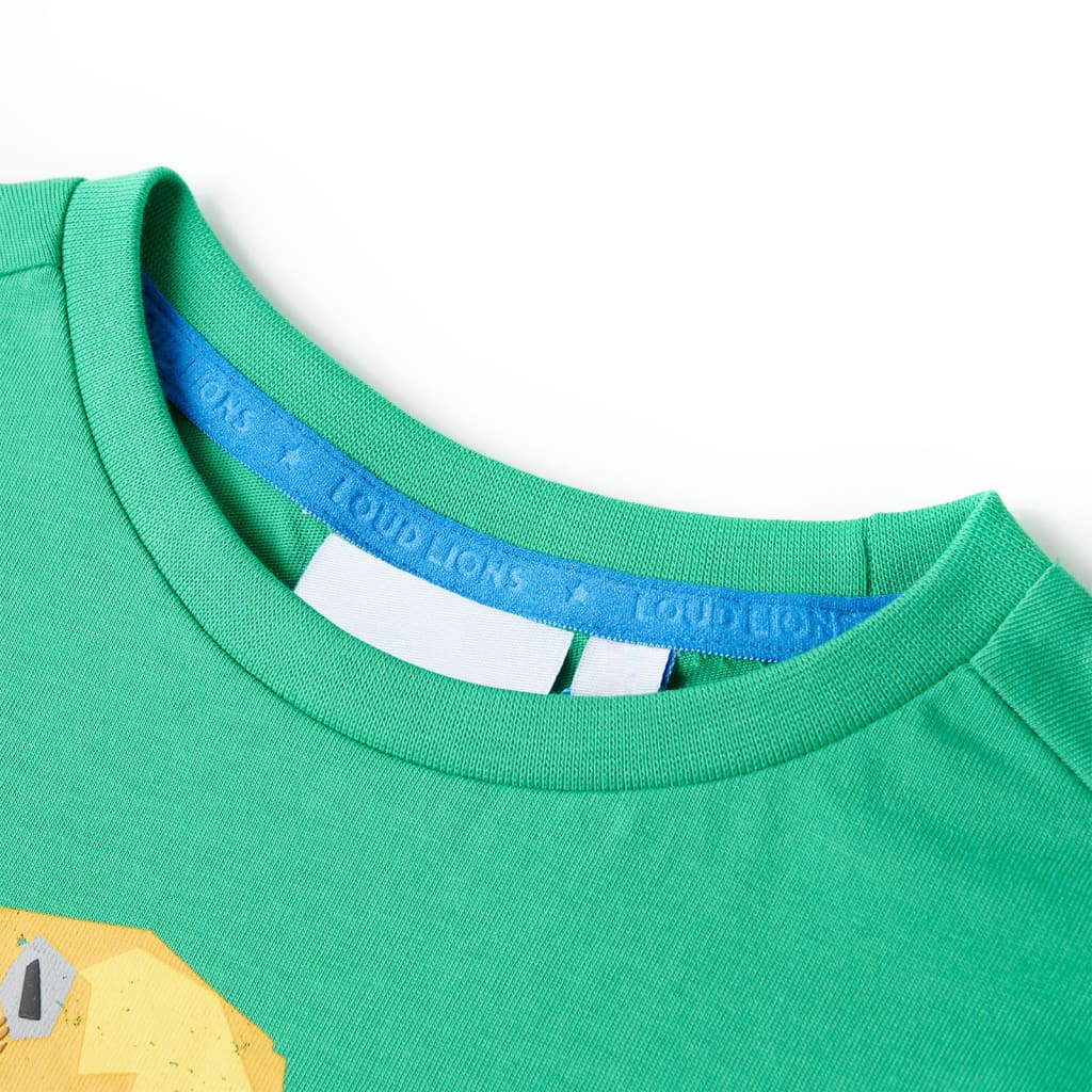 Kinder-T-Shirt Grün 92