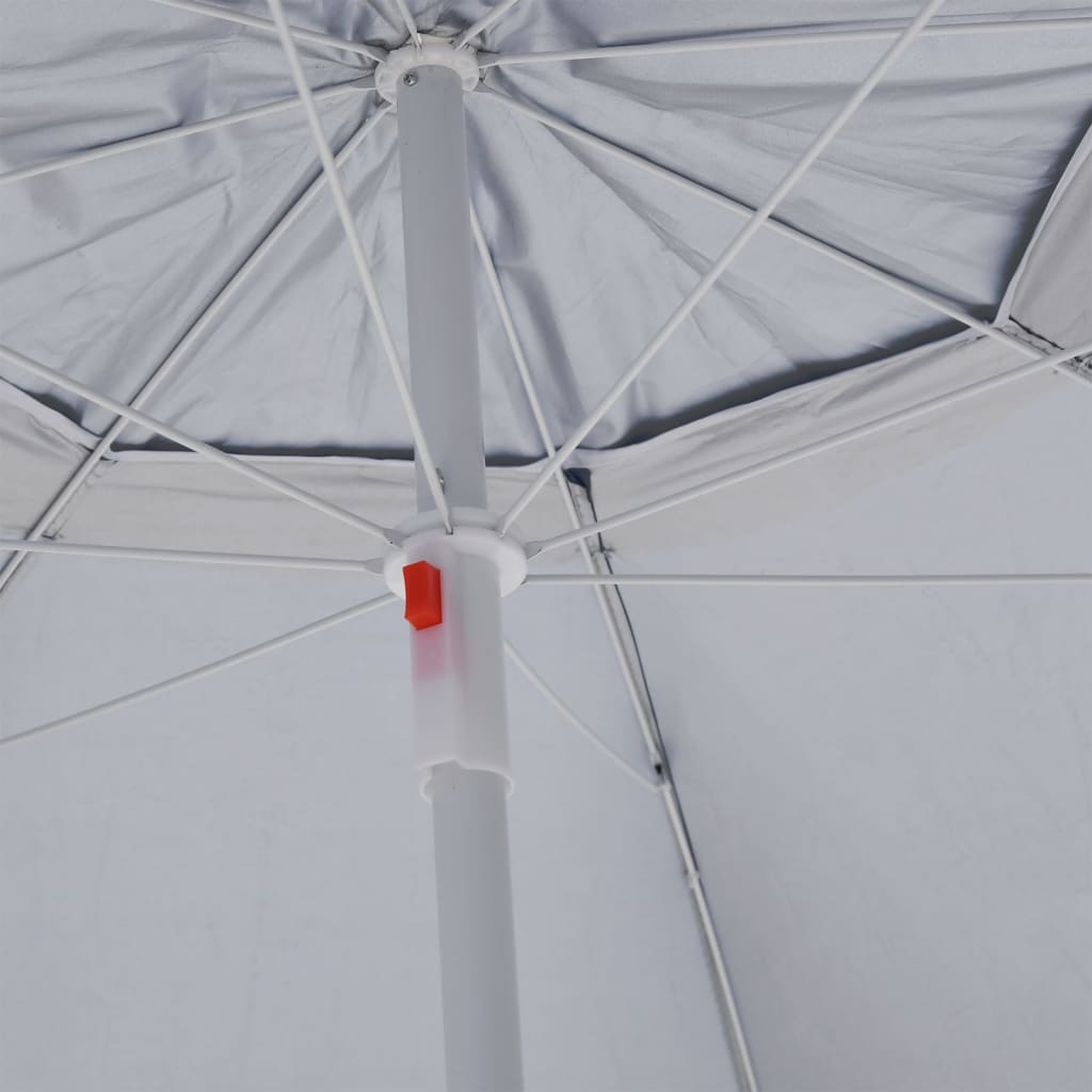 vidaXL Strandschirm mit Seitenwänden Anthrazit 215 cm