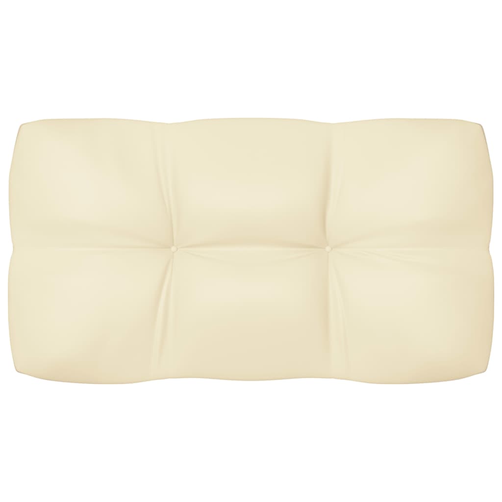 vidaXL Palettensofa-Auflagen 7 Stk. Creme