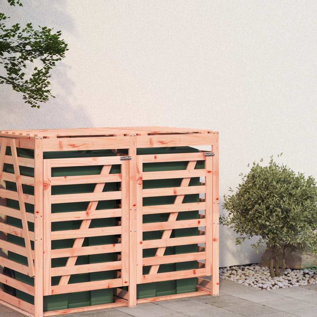 vidaXL Erweiterung für Mülltonnenbox Massivholz Douglasie