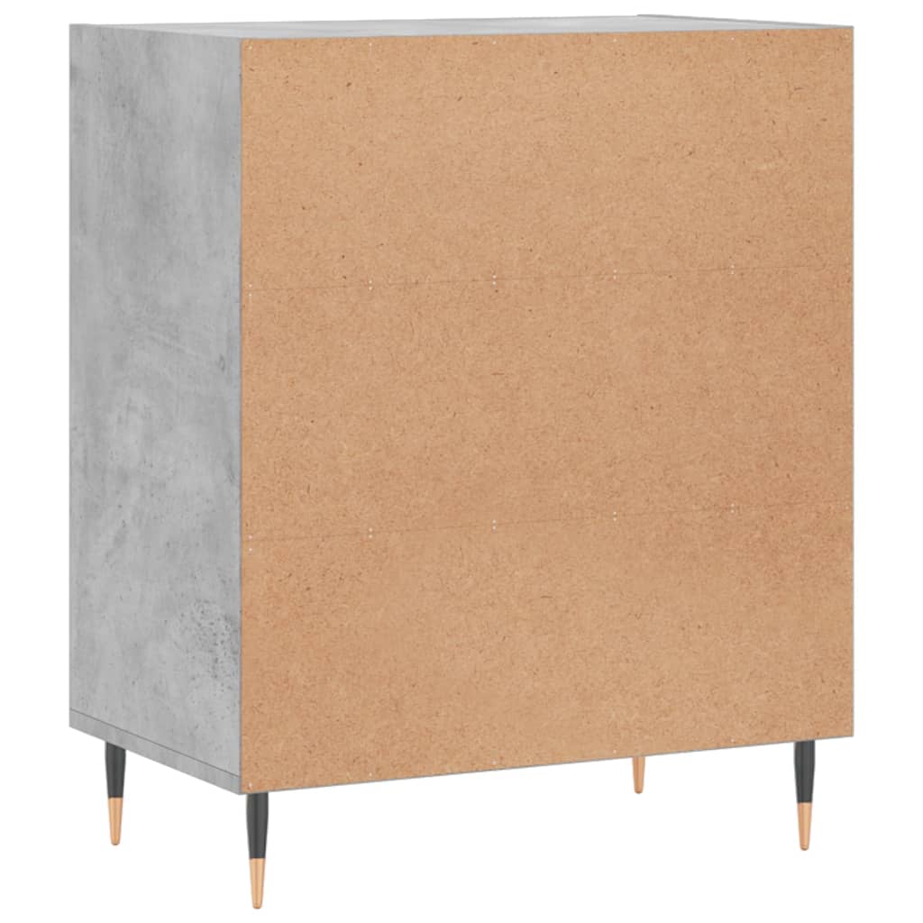 vidaXL Sideboard Betongrau 57x35x70 cm Holzwerkstoff