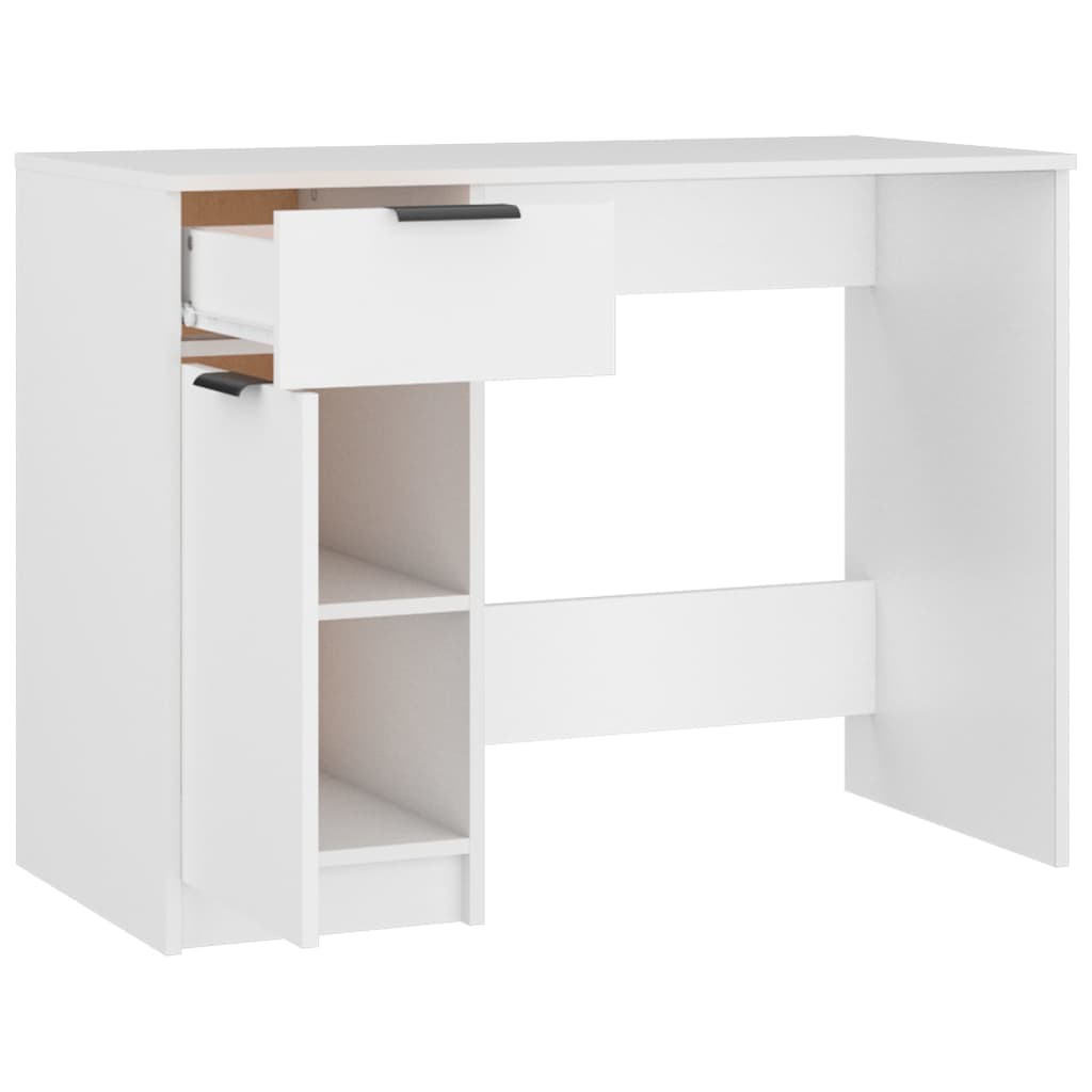 vidaXL Schreibtisch Weiß 100x50x75 cm Holzwerkstoff