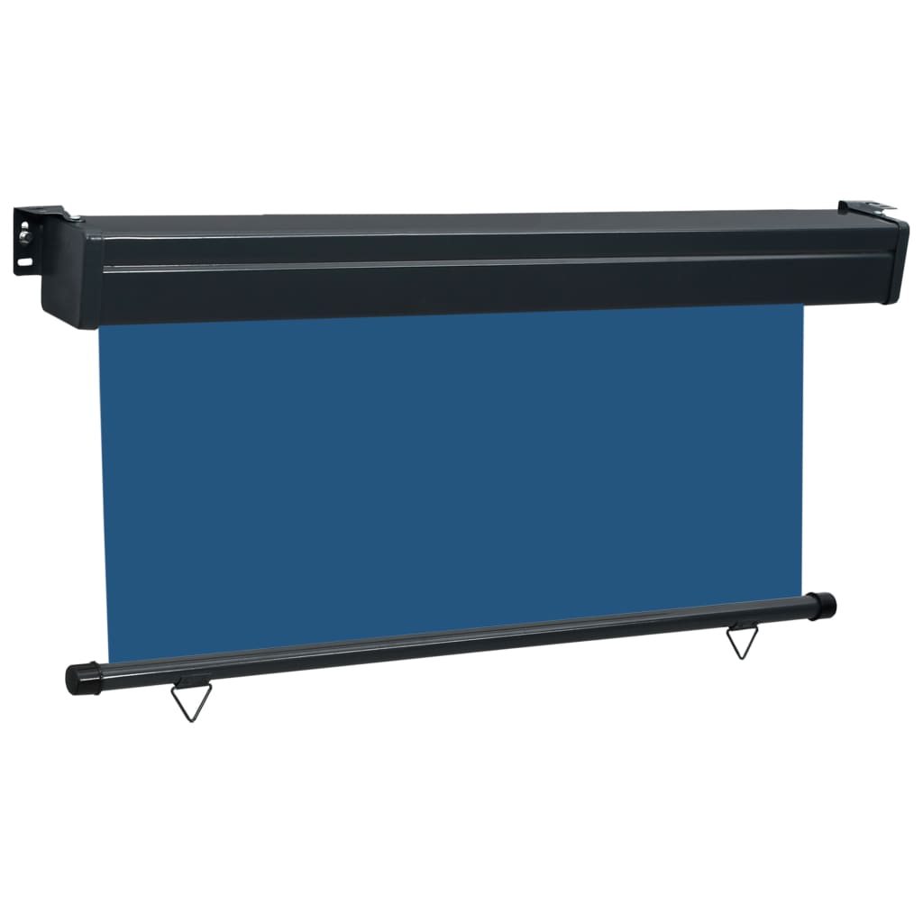 vidaXL Balkon-Seitenmarkise 160 × 250 cm Blau