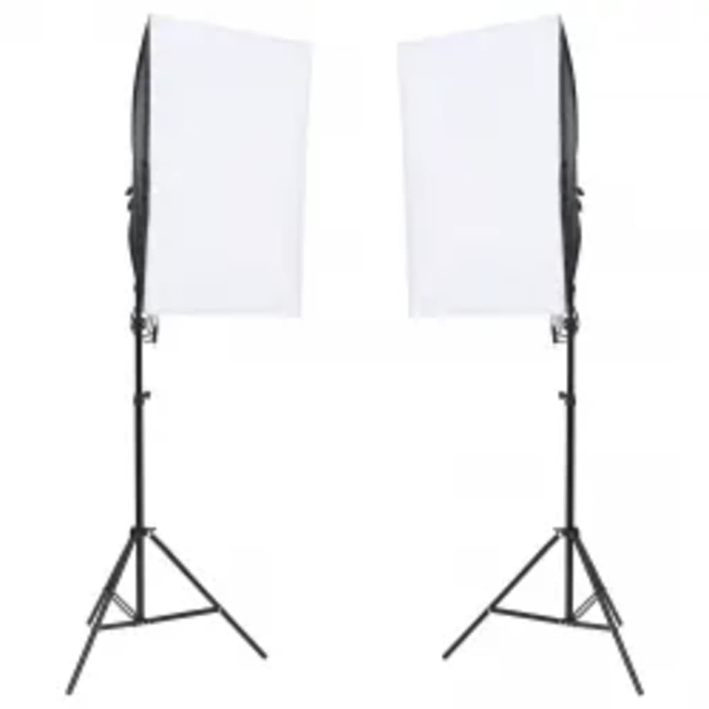 vidaXL Fotostudio-Set mit Beleuchtung und Hintergrund