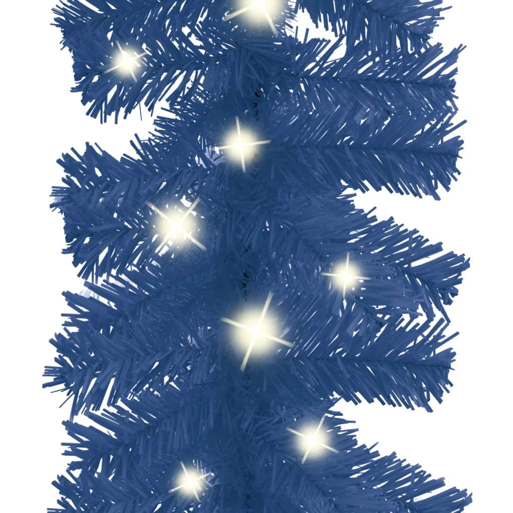 vidaXL Weihnachtsgirlande mit LED-Lichtern 20 m Blau