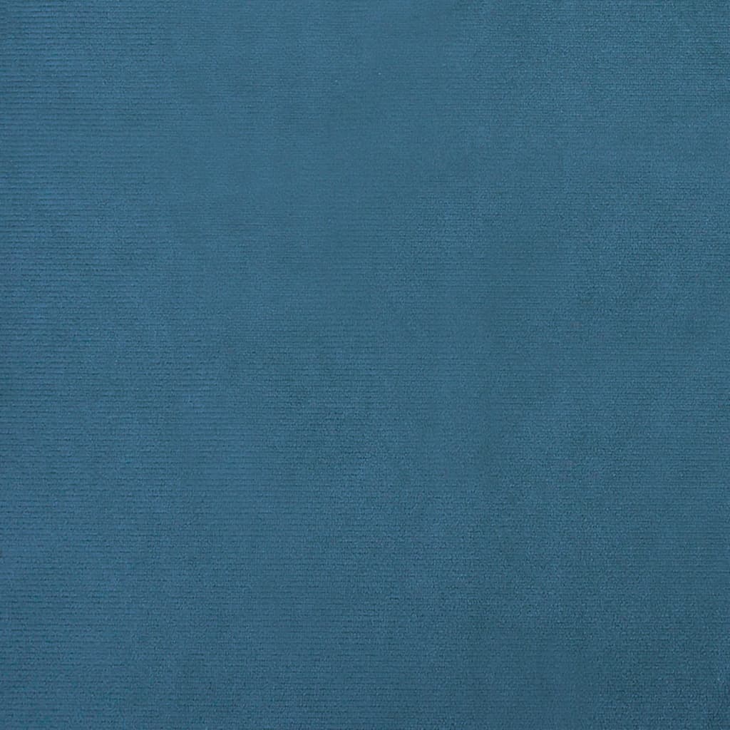 vidaXL Hundebett Blau 100x54x33 cm Samt