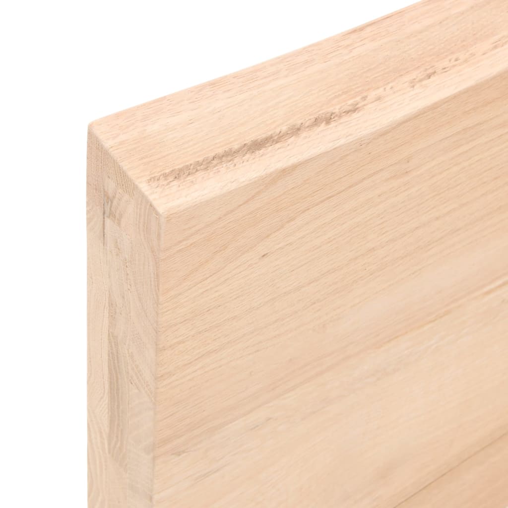 vidaXL Tischplatte 40x40x(2-6) cm Massivholz Unbehandelt Baumkante