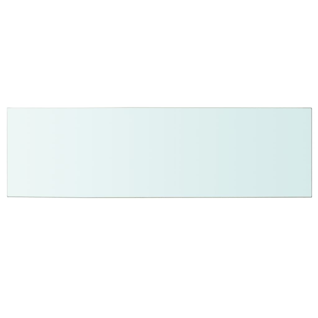 vidaXL Regalböden 2 Stk. Glas Transparent 100 x 30 cm