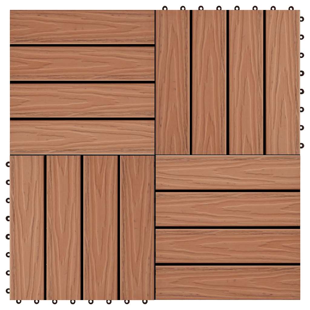LILIIN Naturstein-Teppich - 11 Steinteppich-Fliesen 30x30 Cm Für Terrasse & Balkon